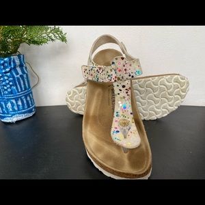 Birkenstock KAIRO HL Confetti White Sandal Women’s 38/7 Pre-owned